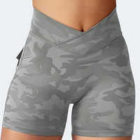 Shorts de yoga pour femmes grandes tailles Sinotrans Sports, 100% coton, respirant, séchage rapide, taille élastique, style sportif, vente en gros d'usine