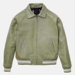 Chaqueta de Hombre de Cuero PU Premium, Estilo Urbano, Cuello Alto, Bordado Personalizado, Tallas Grandes, Multicolor, XS, Gran Venta - Product Image 3