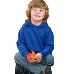 OEM de alta calidad niños invierno cremallera pulóver Sudadera con capucha Casual Color sólido 100% algodón tejido de punto técnicas teñidas lisas - Product Image 5