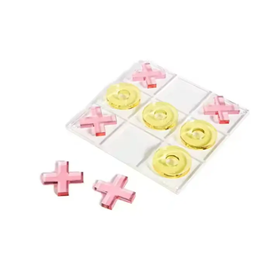 Acrylique Tic Tac Toe Jeu Traditionnel Acrylique Tableau Blanc Tic Toe Jeu En Gros Personnaliser Acrylique Jeu Décoratif - Product Image 3