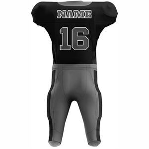 Maillot de football américain pour adulte, design personnalisé OEM, respirant, anti-humidité, protection UV, vêtements d'entraînement, manches courtes - Product Image 6
