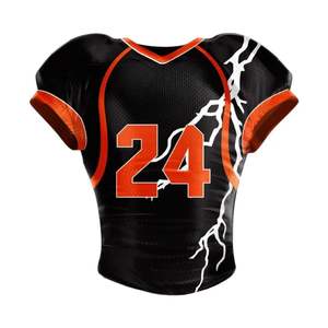 Camisetas de fútbol americano ligeras y transpirables hechas a medida, camisetas deportivas impresas por sublimación para hombres, Verano - Product Image 1