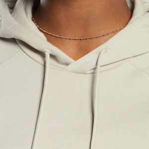 Sudadera Corta de Alta Calidad para Mujer, Tejido de Ganchillo Dobby, Invierno, ODM, Logotipo Frontal, Manga Larga, Estilo Casual Vintage, Envío Rápido - Product Image 6