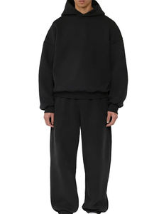 Sudadera con Capucha Extragrande de Invierno, Estilo Urbano, de Poliéster/Algodón, Personalizable, Lisa, Cortavientos, con Capucha, Estilo de Alta Costura - Product Image 3