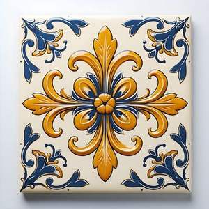 Dessous de verre à thé en bois MDF au look classique avec impression en émail Ustensiles de cuisine personnalisés Vaisselle Tapis et tampons Style moderne au meilleur prix - Product Image 1