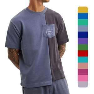 Trend Summer Lapel T-shirt <b>Men's</b> Solid Color <b>All</b>-<b>in</b>-<b>one</b> Knit Top Polo Shirt - Product Image 1