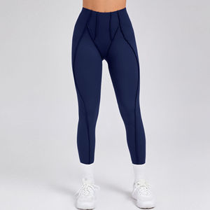 Leggings Deportivos de Yoga para Mujer, Diseño Nuevo, Cintura Alta, Levanta Glúteos, Tejido de Punto, Sin Costuras, Transpirables, Elásticos, Suaves, Venta al Por Mayor - Product Image 5
