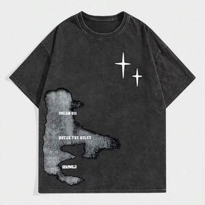 เสื้อยืดผ้าฝ้ายพิมพ์ลายสำหรับผู้ชายเสื้อผ้าใส่สบายสำหรับใส่ในชีวิตประจำวัน - Product Image 6