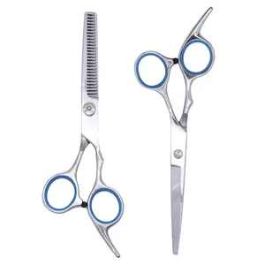 Professional Barber Salon Razor Edge Scissor Simple Hair Cutting Barber Scissors and thinning scissors set