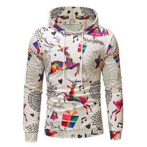 Haute qualité 100% coton polaire pull à capuche All-Over Sublimation 3D imprimé solide brodé hiver saison en gros - Product Image 1