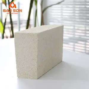 Mullite Insulation Brick High Performance Light Weight Mullite Brick Refractory Heat Insulating Brick Made in Vietnam
