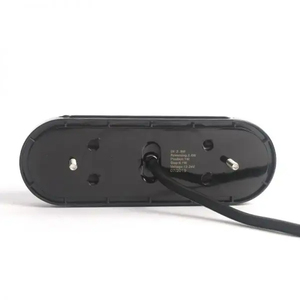 6 "inch hình bầu dục xe tải Trailer phía sau đèn đuôi ánh sáng dừng phanh tín hiệu lần lượt chạy màu đỏ và trắng sao lưu đảo ngược chỉ số đèn - Product Image 4