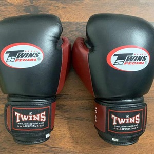 Professional Custom Premium-Quality Twin Hook Loop Boxing Gloves Hand Grips Genuine Leather Custom Logo Colors KickBoxing Gloves - Product Image 3