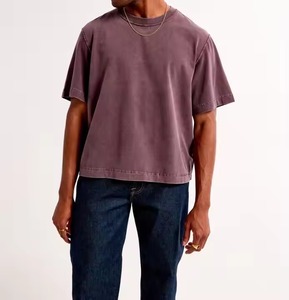 เสื้อยืดโอเวอร์ไซส์ทรงโอเวอร์ไซส์ผลิตจากผู้ผลิตชุดครอปสตรีทพิมพ์ลายดีทีจี - Product Image 2