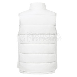 Chaleco de invierno acolchado para hombre hecho de poliéster al mejor precio, chaleco de invierno acolchado liso teñido en línea - Product Image 2