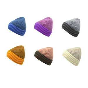 Otoño 2025, gorro informal para hombre, gorro grueso de algodón alto, transpirable, cálido, cúpula, colores surtidos, estampado, Gorra de moda de invierno - Product Image 2
