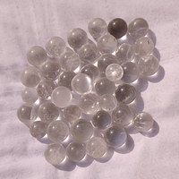 Esfera Miniatura de Cuarzo Transparente Natural, Bola de Cristal Pulida, Piedra Preciosa Curativa, Venta al por Mayor de Gujarat para Decoración de Bodas y Hogar