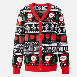 Vente en gros de sweatshirt de Noël chaud de haute qualité avec logo personnalisé sweat de Noël pour adultes - Product Image 1