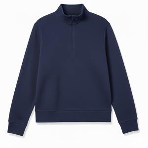 Produits d'hiver 2026 Vêtements pour hommes Vente en gros Col personnalisé 1/4 Zip Pullover Sweat-shirts pour hommes de haute qualité Taille plus - Product Image 1
