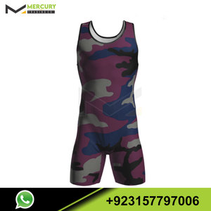 Nouvelle arrivée durable Wrestling Singlet prix de gros d'usine Made in Pakistan Martial Arts Wear - Product Image 4