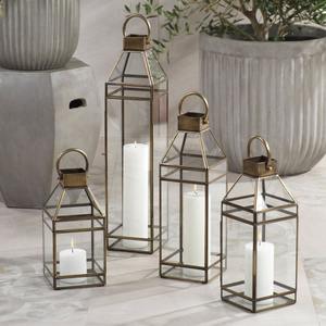 Lanterne en acier inoxydable fabriquée à la main avec une coupe unique parfaite pour l'éclairage élégant de la maison et du jardin pendant les soirées - Product Image 5