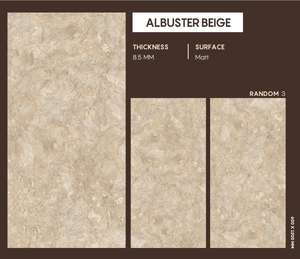 Carreau de sol en céramique de porcelaine de 600x1200mm de grand format au design unique pour des espaces intérieurs et extérieurs élégants disponibles à bon prix - Product Image 1