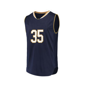 Maillots de basket-ball personnalisés sublimés, haute qualité, respirants, antibactériens, évacuant l'humidité, grande taille, imprimés doux, 100% - Product Image 5