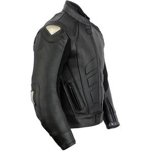 Automne hiver hommes décontracté fermeture éclair PU veste en cuir hommes vêtements mince à manches longues en cuir mode veste moto veste - Product Image 3