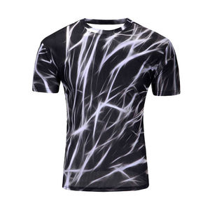 T-shirt de sublimation pour hommes au toucher doux imprimé partout de conception artistique durable personnalisable t-shirt pour hommes - Product Image 1