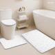 Ensemble de tapis de salle de bain imprimés sur mesure pour salle de bain, rideau de douche antidérapant, tapis de bain - Product Image 5