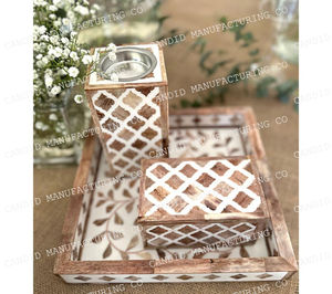 2023 nouveau Design Antique mère perle brûleur d'encens os incrustation Mubkara Madkhan aromathérapie diffuseur Ramadan cadeaux benjoin océan - Product Image 3
