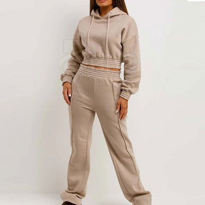 Top Corto Informal con Capucha para Mujer, Estilo Deportivo, 100% Algodón, Superventas de Invierno - Product Image 3