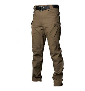 Pantalon cargo taille haute pour hommes, vêtement de rue surdimensionné, imprimé en 3D, logo personnalisé, respirant, tissé sur le devant - Product Image 5