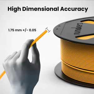 Numakers 1kg PETG-HS Citron Jaune 1.75mm Filament d'impression 3D Tiges en plastique de qualité supérieure pour des impressions lumineuses et durables - Product Image 3