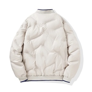 OEM Custom Logo Hooded Canvas Winter Outerwear <b>Long</b> Sleeve Durable Zipper <b>Jacket</b> for <b>Men</b> Puffer Waterproof - Product Image 2