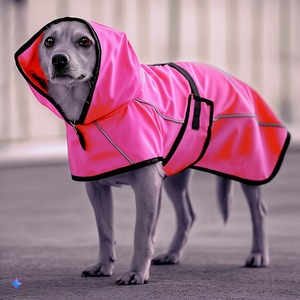 Chubasquero para perros con capucha ajustable a prueba de viento para mascotas al por mayor para negocios minoristas hechos en Turquía - Product Image 5