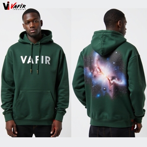 Nueva Sudadera con Capucha para Hombre, 100% Algodón, Felpa Gruesa, Personalizable, Transpirable, de Secado Rápido, con Diseño de Bolsillo y Logotipo Bordado con Pedrería para Invierno - Product Image 2