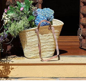 CESTA FRANCESA | XL Market Basket | Bolsa de paja marroquí - Product Image 1