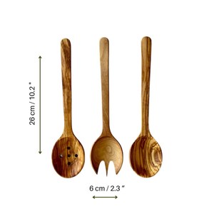 Stylish <b>Wooden</b> Cutlery Set Reusable Sustainable <b>Utensils</b> for Home Office Lunch & Outdoor Use - Product Image 5