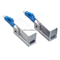 Adaptateur de fibre optique LC de type carré GSM FTTH FTTX pour réparations d'urgence, installation rapide, compatible POE SDK GPRS TCP