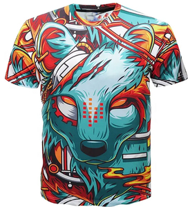 Hombres de alta calidad de punto sublimación impresa 100% algodón transpirable secado rápido deportes entrenamiento camisetas con precio razonable venta - Product Image 1