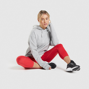 Premium Pink Oversized Pullover Hoodies Light Recycled Cotton Knitted Blanket Coat with Embroidered Printed Techniques Winter - Product Image 4