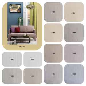 Usine indienne en gros 100% polyester canapé tissu texturé tissé tissage respirant style flammé pour la maison Textile tapisserie d'ameublement - Product Image 5