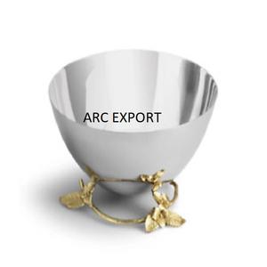 Beau verre blanc de luxe en métal avec support de style design fantaisie standard argenté pour bols de service d'ustensiles de cuisine au prix le plus bas - Product Image 5