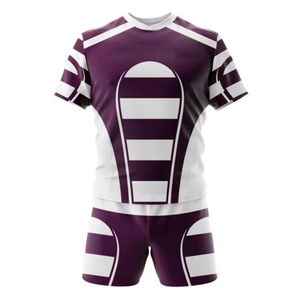 Uniforme de rugby football personnalisé pour hommes TBF-120 durable avec tissu extensible respirant évacuant l'humidité - Product Image 5
