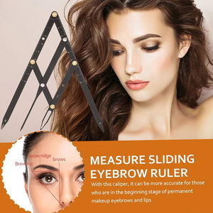 Diviseur de sourcils en acier inoxydable de marque privée personnalisé outil de microblading de maquillage permanent - Product Image 6