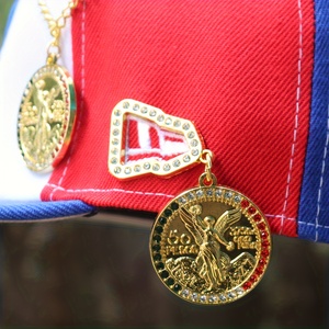Épingle de collection de pièces de 50 pesos personnalisées Épingle à chapeau en alliage de zinc du Mexique - Product Image 2