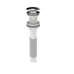 Desagüe de Lavabo Abatible Blanco, Ahorro de Agua, Moderno, para Baño y Cocina - Product Image 2