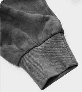 Sweat à capuche en pur coton pour hommes pull en polaire épaisse fournisseur d'usine commande en gros adapté au sport ou au streetwear - Product Image 4