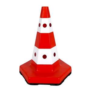 Cono de Tráfico con Logotipo BP Impreso por Ambos Lados, Juego de Conos de Seguridad Vial de Plástico PC - Product Image 2